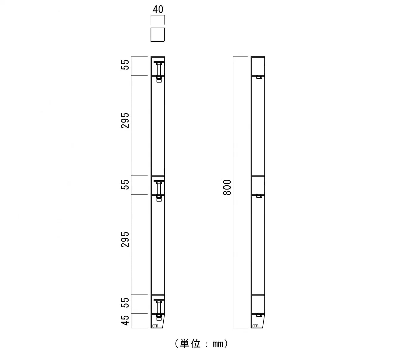 noashi シェルフ用の脚【4本1組 送料込み】