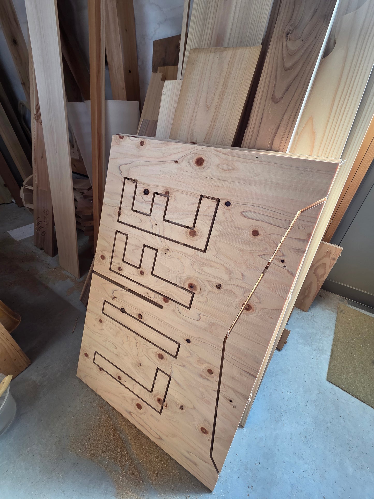 LIFE 作業台　針葉樹合板（無塗装）